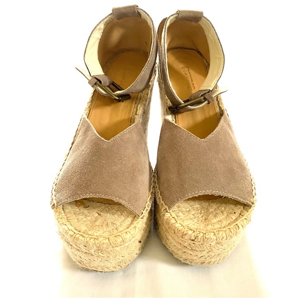 Anthropologie Soludos Positano Suede Wedges - Picture 8 of 15